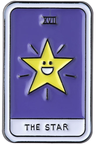 Значок эмалированный - Таро Звезда
