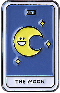 Значок эмалированный - Таро Луна