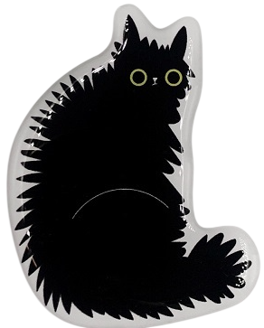 3D-Sticker - Besorgte Katze Felix
