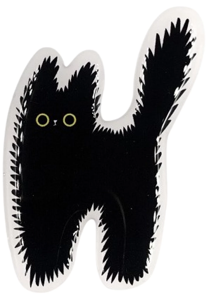 3D Sticker - Anxious Cat