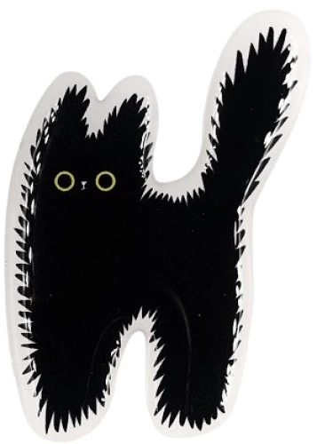 3D Sticker - Anxious Cat