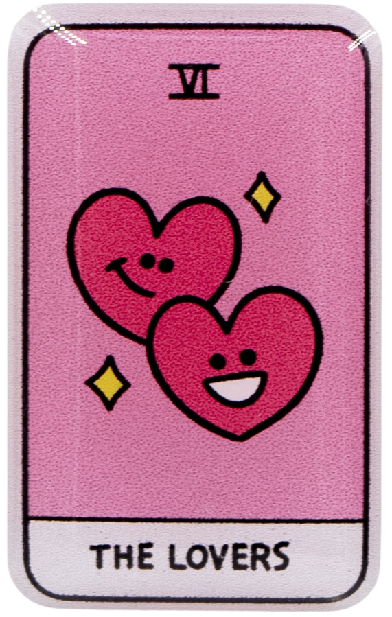 3D-Sticker - Tarot. Die Liebenden