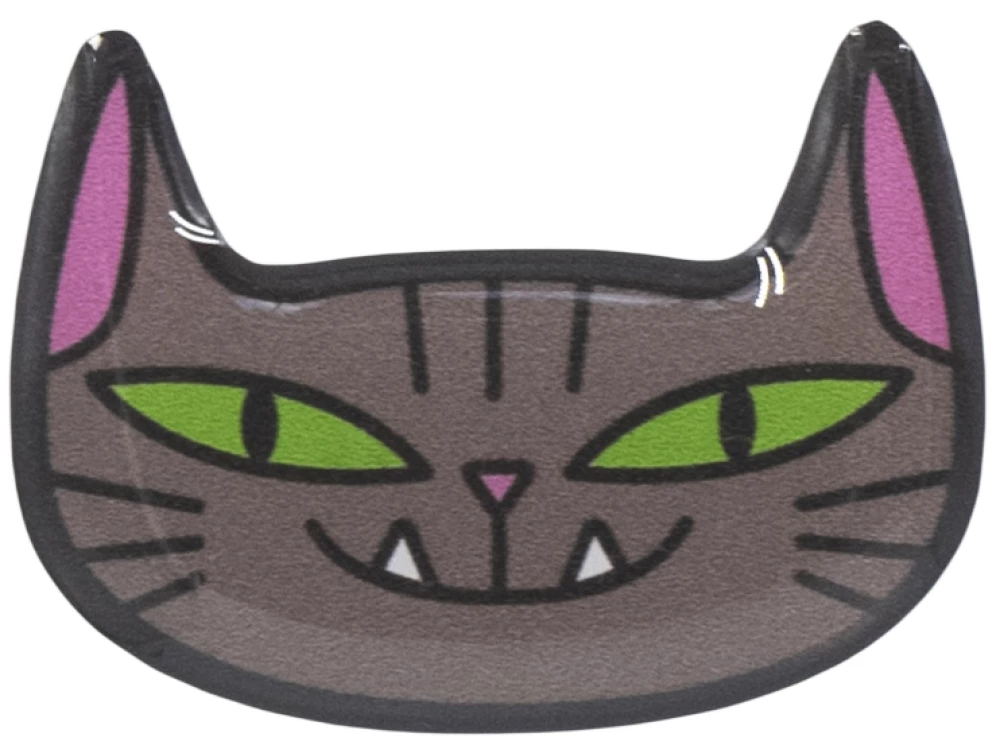 3D Sticker - Cat with Fangs