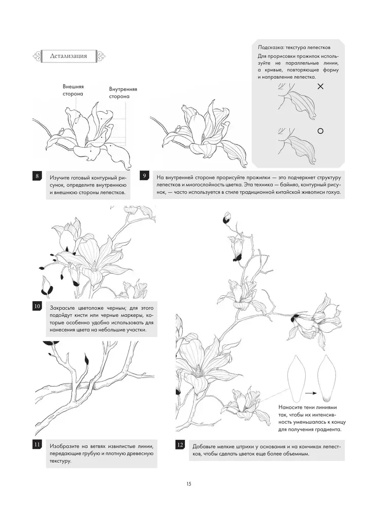 Sztuka linii. Uczymy się rysować w stylu chińskim: od szkicu do gotowej ilustracji