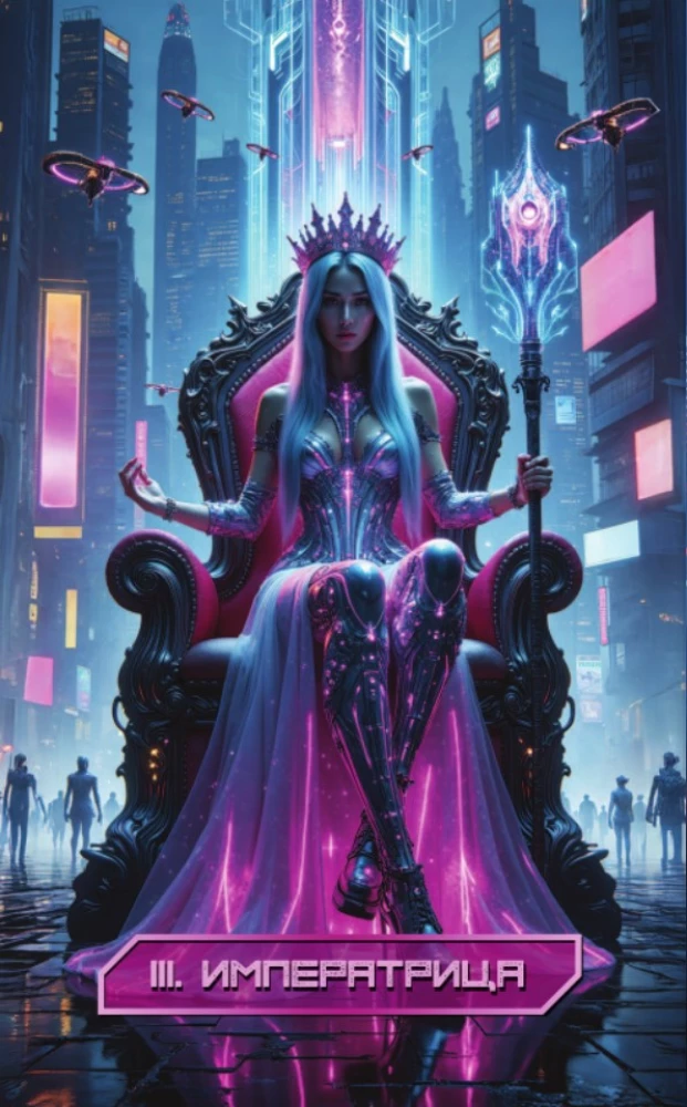 CyberTaro. 78 cards and a book via QR code