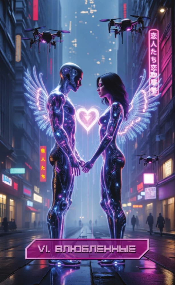 CyberTaro. 78 cards and a book via QR code