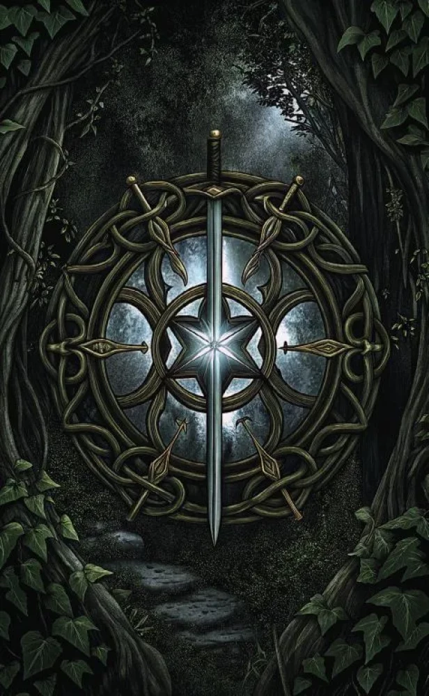 Tarot Dark Fantasy (78 cards and book by QR code)