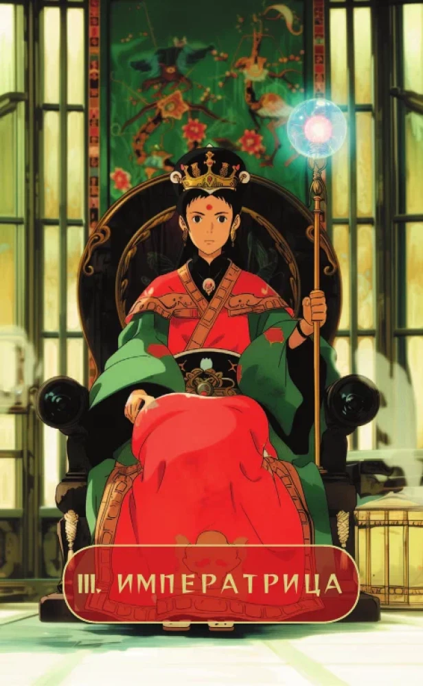 Tarot Magical Worlds Anime (78 cards and a book via QR code)