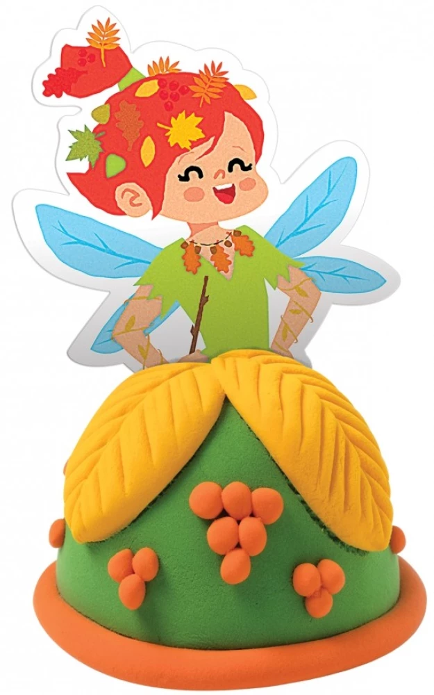 Easy Clay - Make a Dress for a Fairy, Autumn