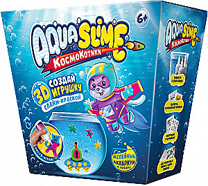 Średni zestaw do tworzenia figurek z kolorowego żelu - Aqua Slime
