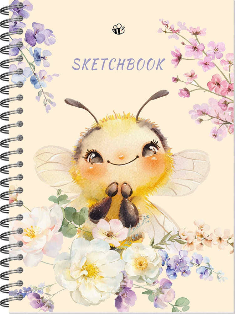 Sketchbook – Little Bee, A5, 60 sheets, unlined