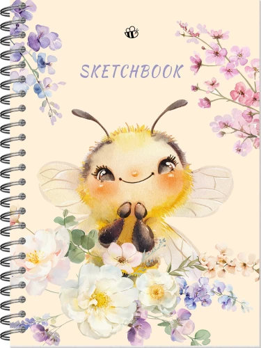 Sketchbook – Little Bee, A5, 60 sheets, unlined