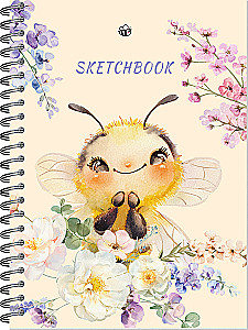 Sketchbook – Little Bee, A5, 60 sheets, unlined