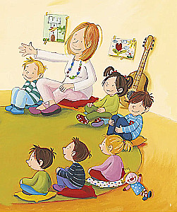 Aš augu kartu su Maksu. Maksas eina į darželį