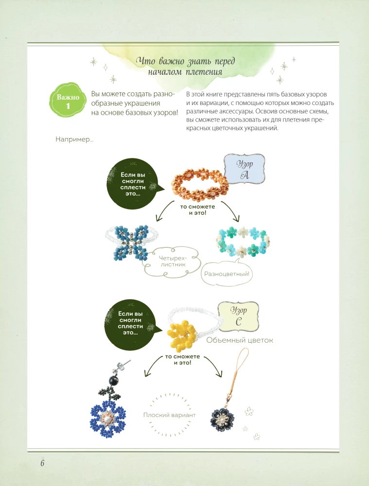 Delicate Beaded Flowers