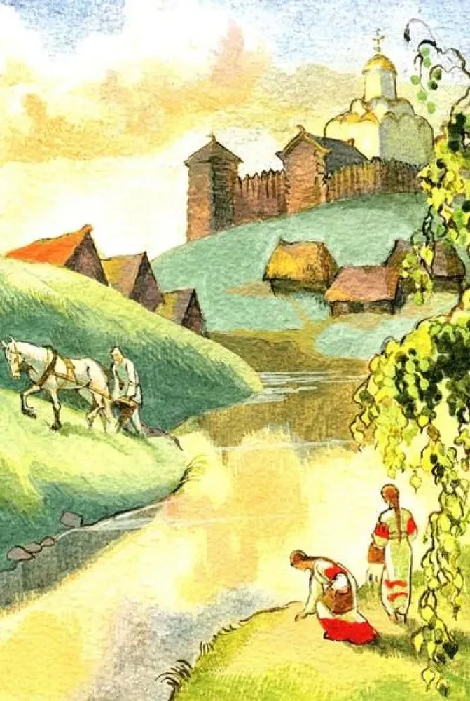 Das Leben des heiligen rechtschaffenen Alexander Newski erzählt für Kinder