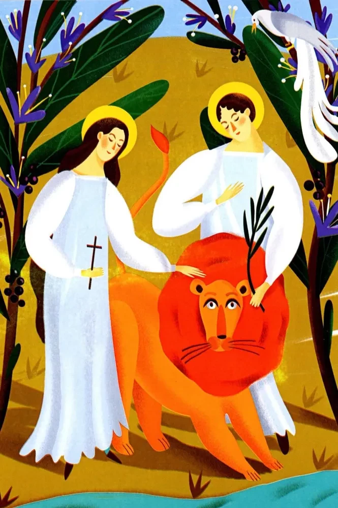 Das Leben der heiligen Märtyrerin Daria von Rom in einer Erzählung für Kinder