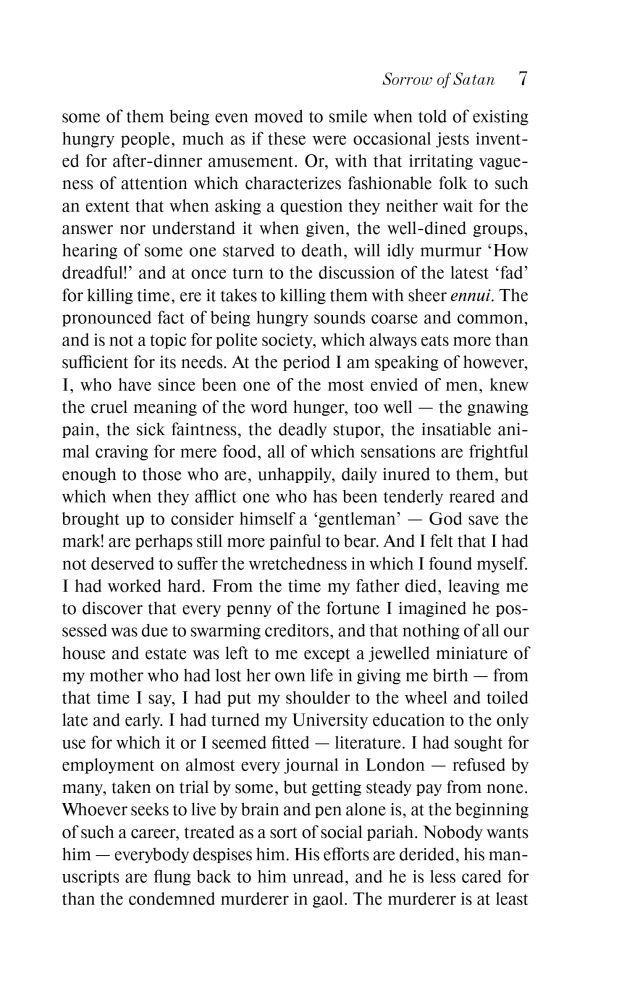 Die Trauer des Satans