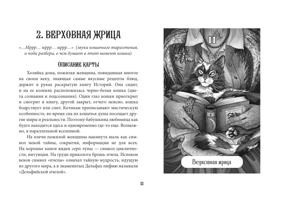 Tarot Cards - Wise Kitties Tarot. A soulful deck with kind predictions. Guess and relax (78 cards + guide)