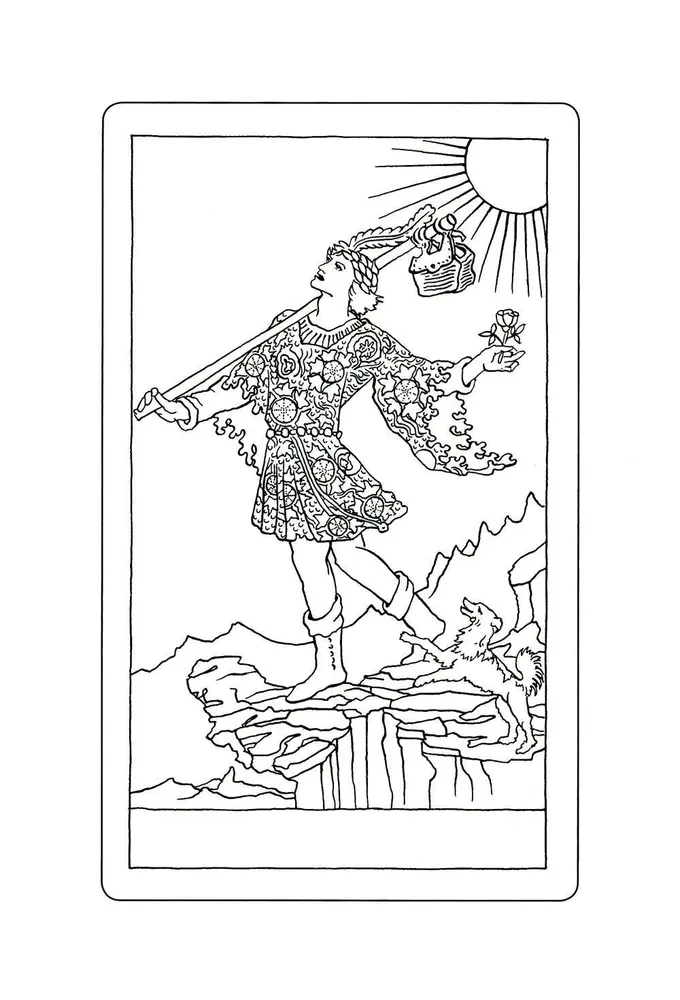 Taro Weito kontūruose (knyga-albumas) piešimui ir meditacijai