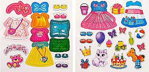 Magnetinė knygelė-žaislas. Aprenk lėlytę