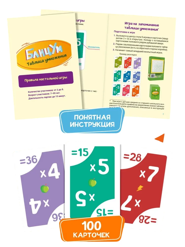 БлицУМ. Таблица умножения