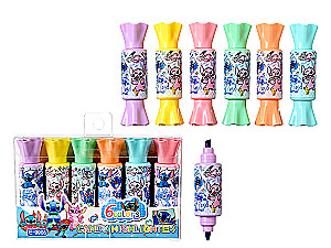 Zestaw zakreślaczy Uświatek, 6 kolorów