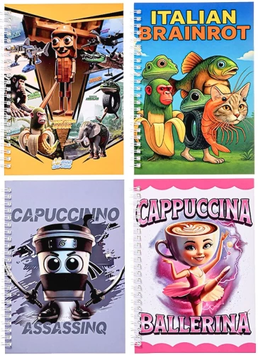 Notepad - Italian Memes, 60 sheets, assorted