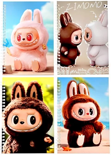 Notepad - Toothier, 60 sheets, lined, assorted