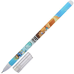 Gel Pen - Minecraft, blue with erasable ink, assorted