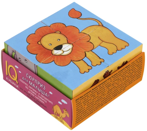 Išmanūs kubeliai padėkliuke. 4 vnt. Karštoje Afrikoje