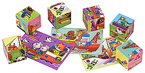 Nutikaubikud kandikul. 6 tükki. Me ujume, ujume, ujume