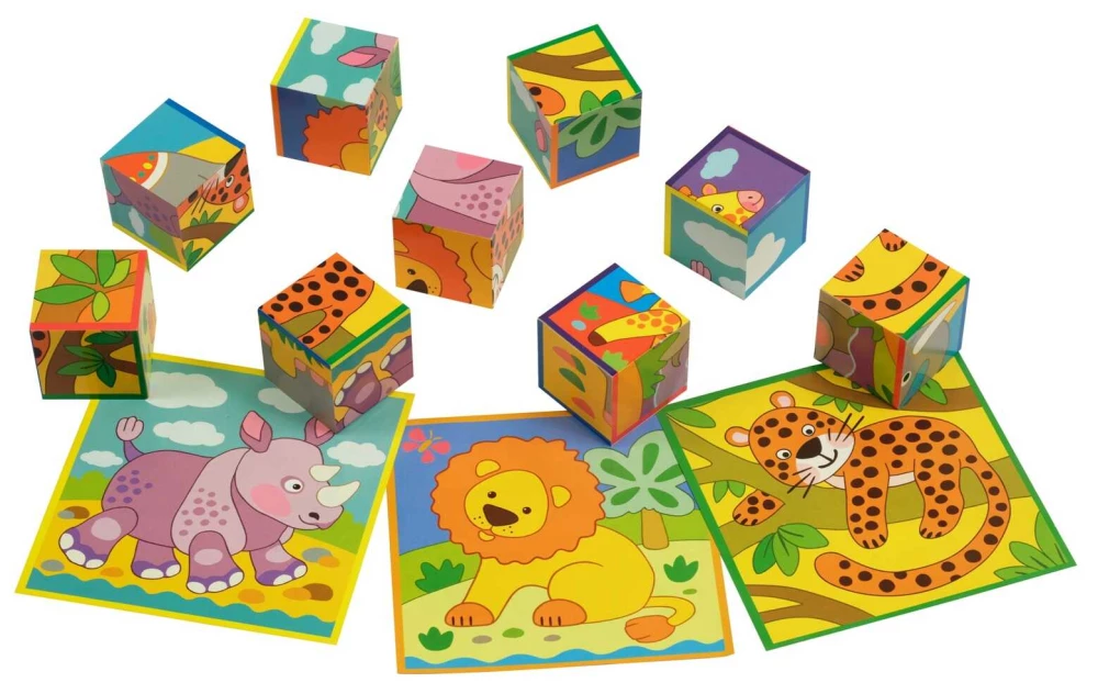 Smart Cubes in a Tray. 9 pieces. Fun Africa