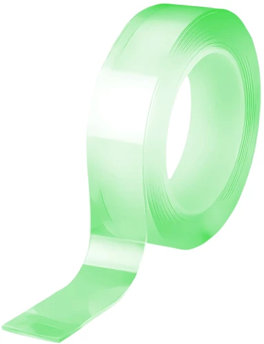 Pučianti spalvota lipni juosta, žalia, 3 metrai
