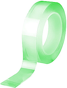 Täidetav värviline kleeplint, roheline, 3 meetrit