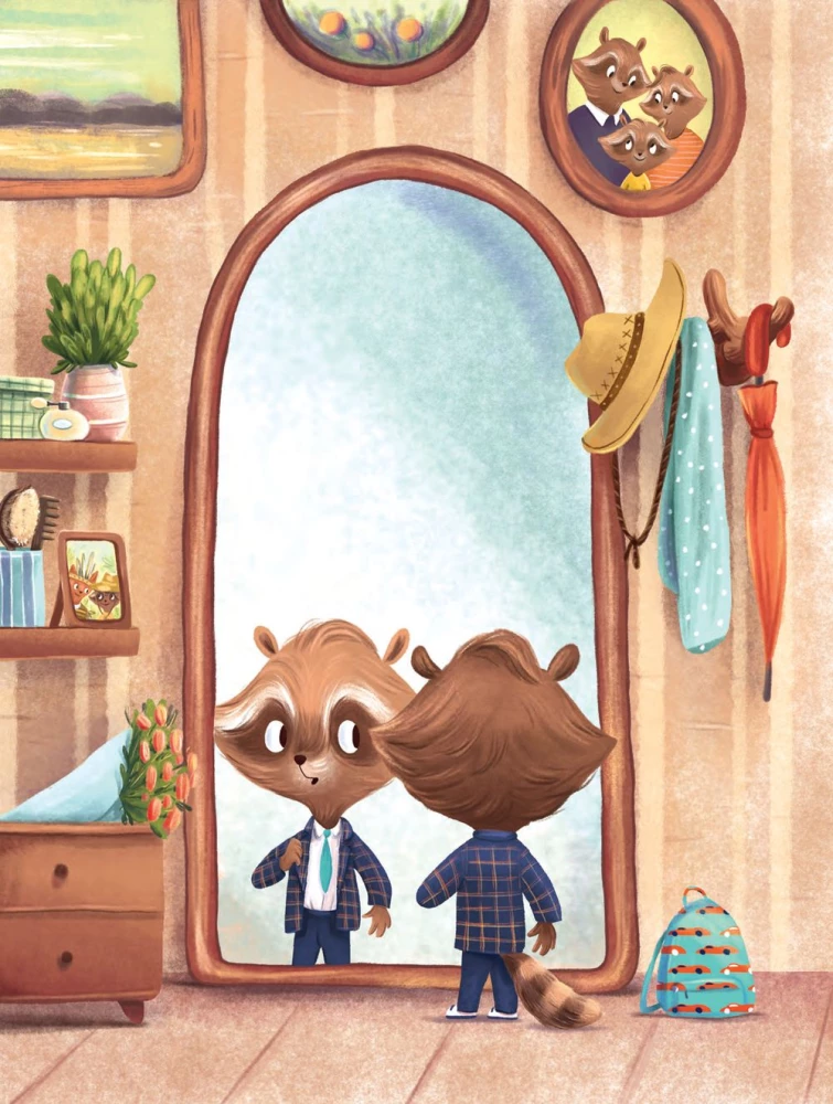 Raccoon Goes to School