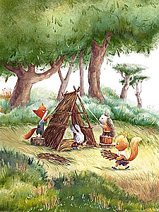 The Raccoon Finds Friends