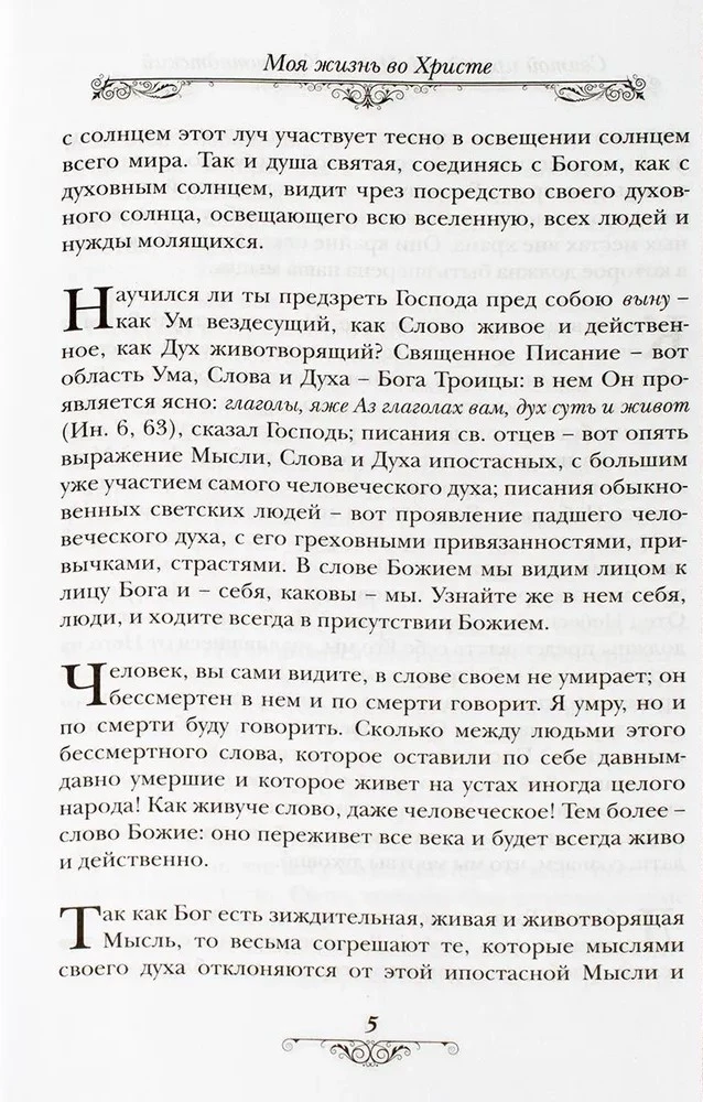 Mein Leben in Christus. Heiliger gerechter Johannes von Kronstadt