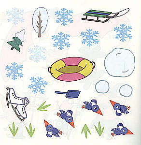 Drei Katzen. Jahreszeiten