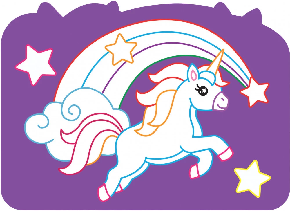 Värvimine-mänguasi. Ükssarvikud