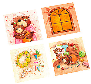 Настольная игра - Мишка в домике. Игра, помогающая радоваться жизни