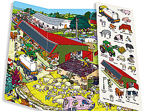 Finde und zeige. Auf dem Bauernhof