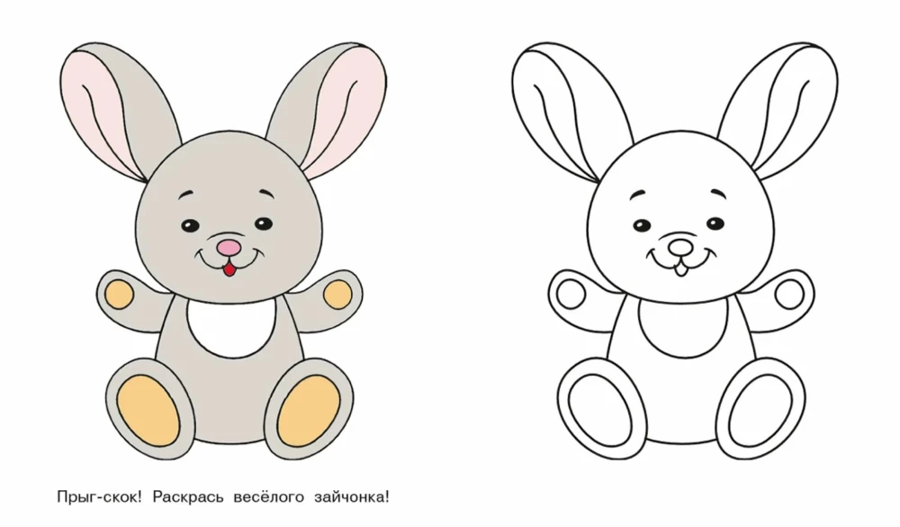 Bunny. Look and Color