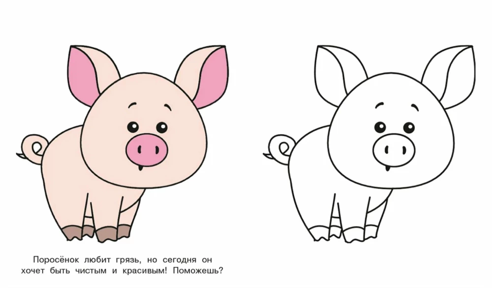 Kätzchen. Schau und male aus