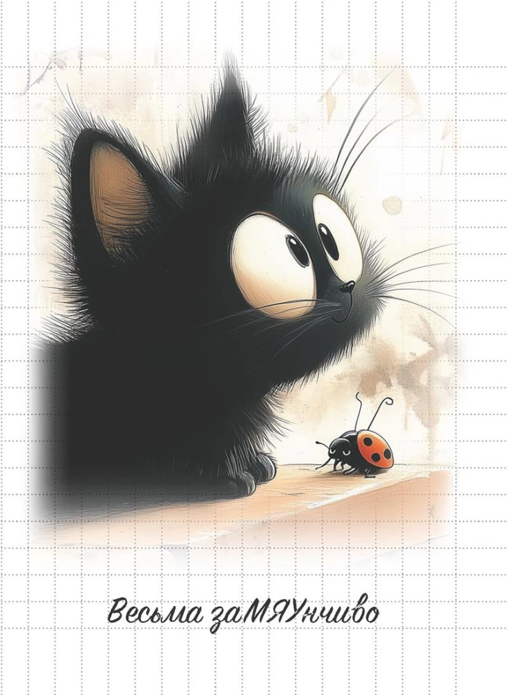 Notizbuch Kotiko (rote und schwarze Kätzchen)