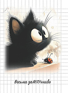 Notizbuch Kotiko (rote und schwarze Kätzchen)