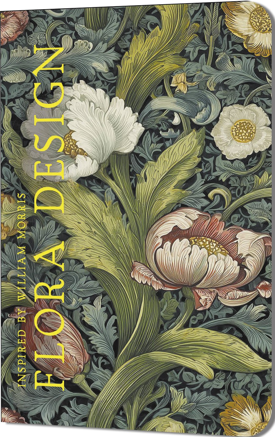 Блокнот Flora Design (белые и розовые цветы)