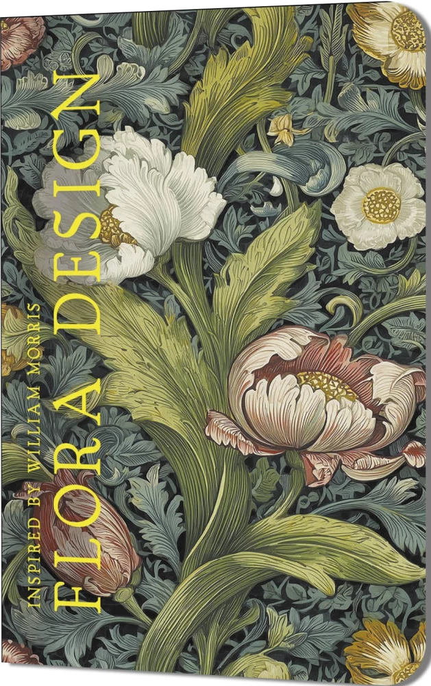 Блокнот Flora Design (белые и розовые цветы)