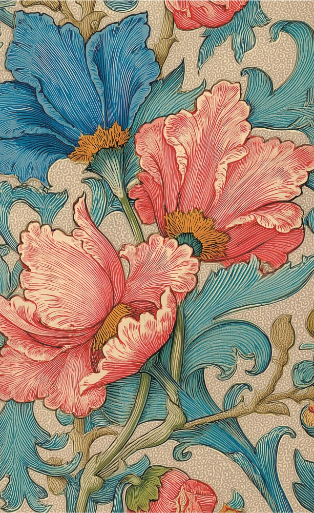 Блокнот Flora Design (белые и розовые цветы)