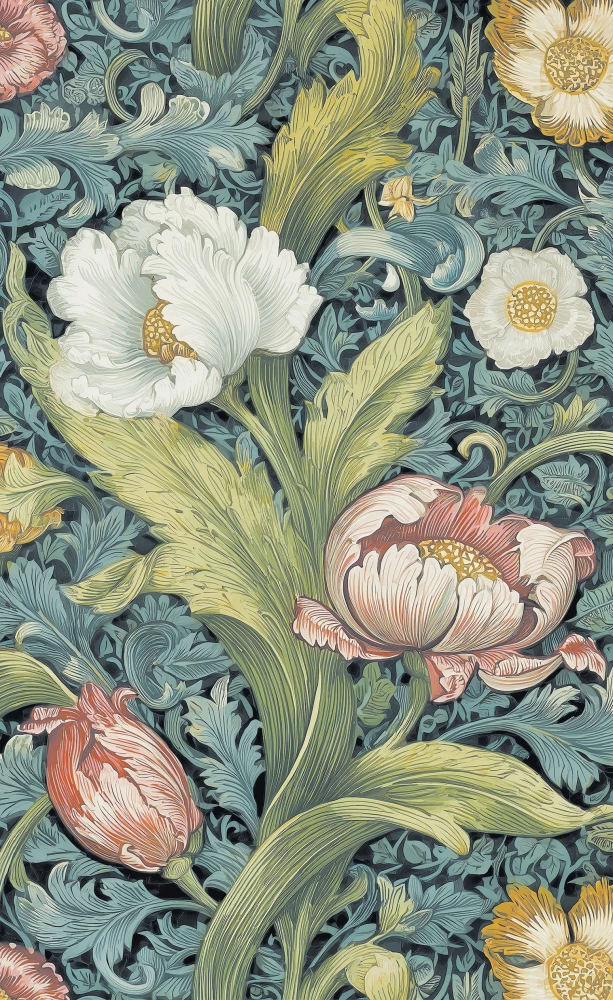 Блокнот Flora Design (белые и розовые цветы)